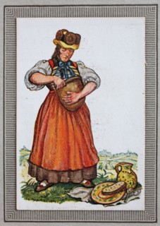 Traditional Costumes In Germany In The 19Th Century