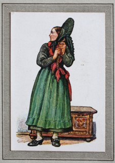 Traditional Costumes In Germany In The 19Th Century
