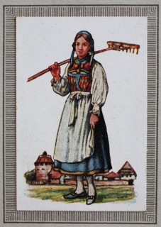 Traditional Costumes In Germany In The 19Th Century