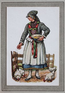Traditional Costumes In Germany In The 19Th Century