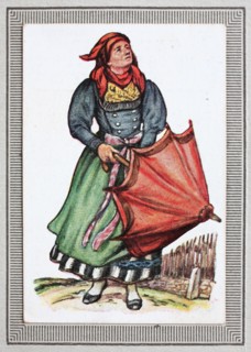 Traditional Costumes In Germany In The 19Th Century