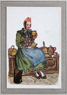 Traditional Costumes In Germany In The 19Th Century