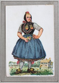 Traditional Costumes In Germany In The 19Th Century