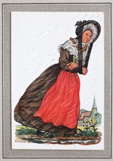 Traditional Costumes In Germany In The 19Th Century