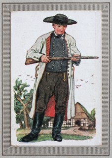 Traditional Costumes In Germany In The 19Th Century