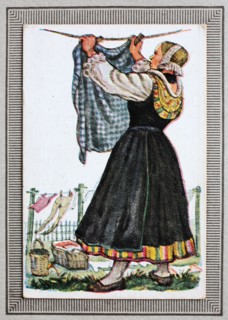 Traditional Costumes In Germany In The 19Th Century