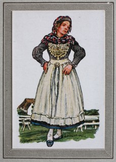 Traditional Costumes In Germany In The 19Th Century