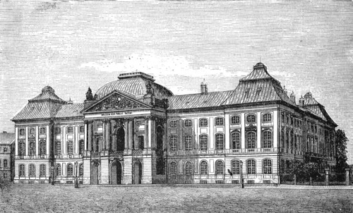 The Japanese Palace In Dresden In 1875