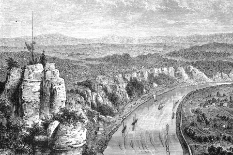 View Of The Elbe From The Bastion
