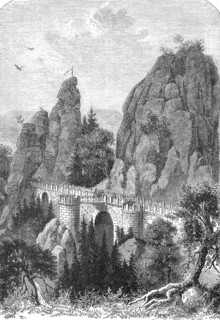 View From The Bastion To The Bastion Bridge