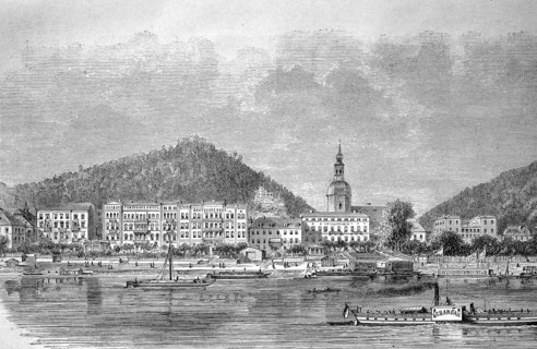 View Of Schandau From The Elbe