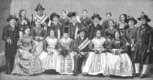 Wedding Party In Wendland In Lusatia