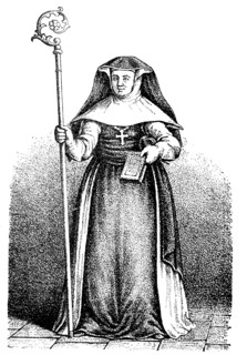 Religious Dress Of The Abbess Of St. Marienthal Monastery