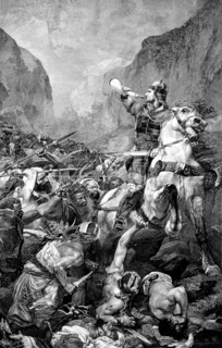 The Battle Of Roncevaux Pas