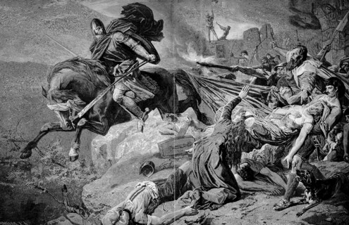 The Last Knight Of Hohen - Realtan Plunges Into The Gorge Of Via Mala