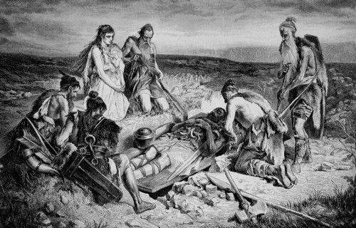 Funeral Of The Ancient Germans