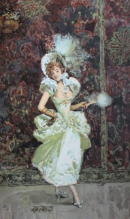 Elegant Woman In Dress