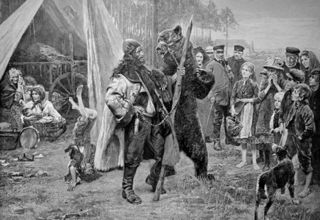 Man With A Tame Bear