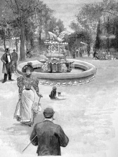 Fountain In The Garden Of The Kroll Opera House