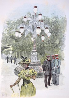 Candelabra In The Garden Of The Kroll Opera House