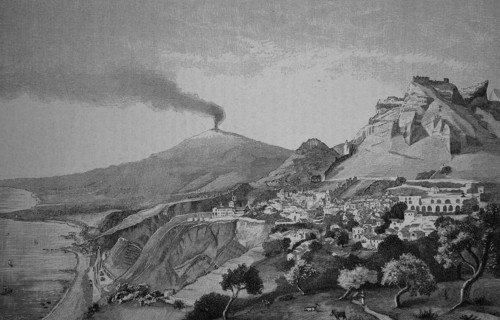 Castle Of The Normans Near Taormina And Etna