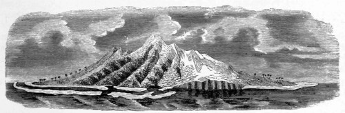 Island With Barrier Reef And Belt Reef