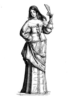 Noble Lady In The Year 1644