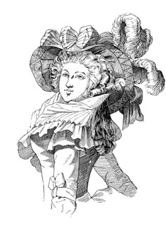 Head Of Noble Lady In The Time Of The Revolution