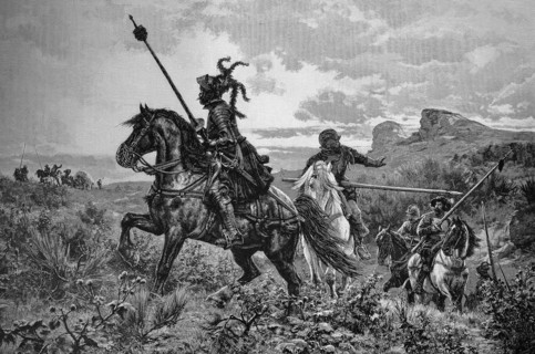 The Robber Barons Or Robber Knights Attacked A Goods Transport In The Middle Ages