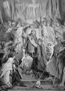 Frederick Ii (26 December 1194 - 13 December 1250) Was A Holy Roman Emperor And King Of Sicily. Coronation In The Dome Of Palermo