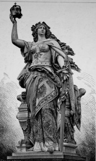 The Niederwald Monument Is A Monument In The Niederwald Landscape Park Near Rüdesheim Am Rhein In Hesse