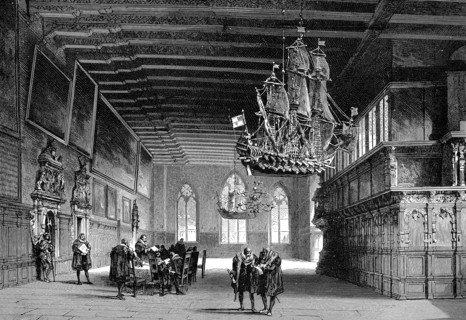 The Hall In The Town Hall Of Bremen