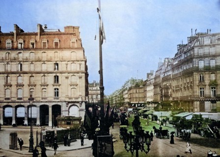 'One Of The First Autotypes From The Rue Saint-Lazare In Paris; France