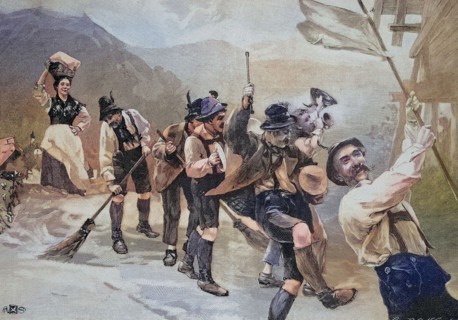Pageant With A Butter Bearer In Steyr