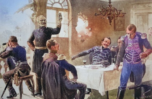 Gebhard Leberecht Von Blücher In The Castle At Brienne On 01/27/1814 / Gebhard Leberecht Von Blücher In The Castle At Brienne On 01/27/1814