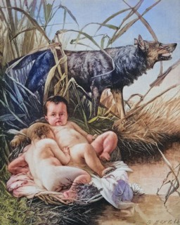 Romulus And Remus And The She-Wolf