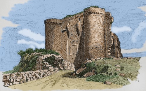 Ruins of the old castle.