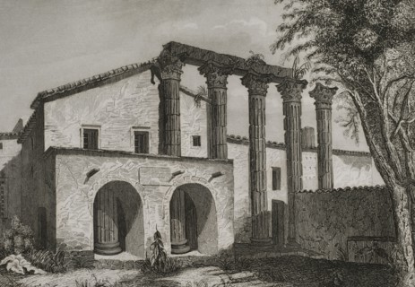 Ruins of the Temple of Diana.