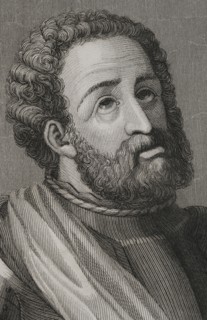 Rodrigo Diaz de Vivar, known as El Cid Campeador.