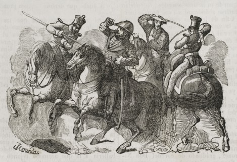 Attack to Juan Manuel Balmaseda, the leader of the Carlist faction.