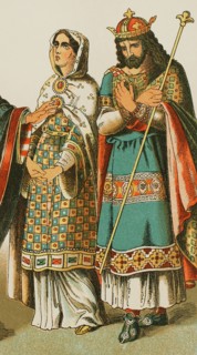 Noblewoman and king.