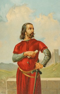 Rodrigo Diaz de Vivar, known as El Cid Campeador.