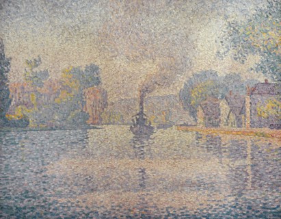 Hirondelle steamer on the Seine.