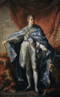 Ferdinand VII of Spain wearing the Habit of the Order of Charles III.