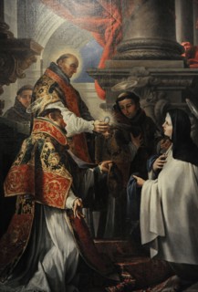 The Communion of Saint Theresa of Avila.