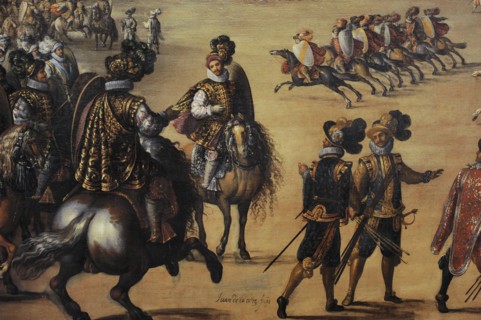 Festivities in the Plaza Mayor.