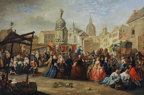 The Madrid Fair in la Cebada Square.