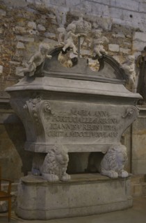 Tomb of Queen Maria Anna of Austria.