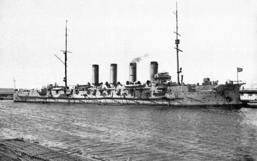 Imperial Russian armored cruiser Rossiya circa 1895-1922