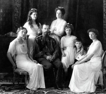Nicholas II of Russia with the family